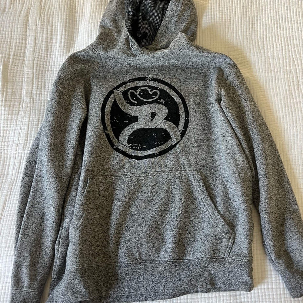 Hooey Gray and Black Sweatshirt with Logo